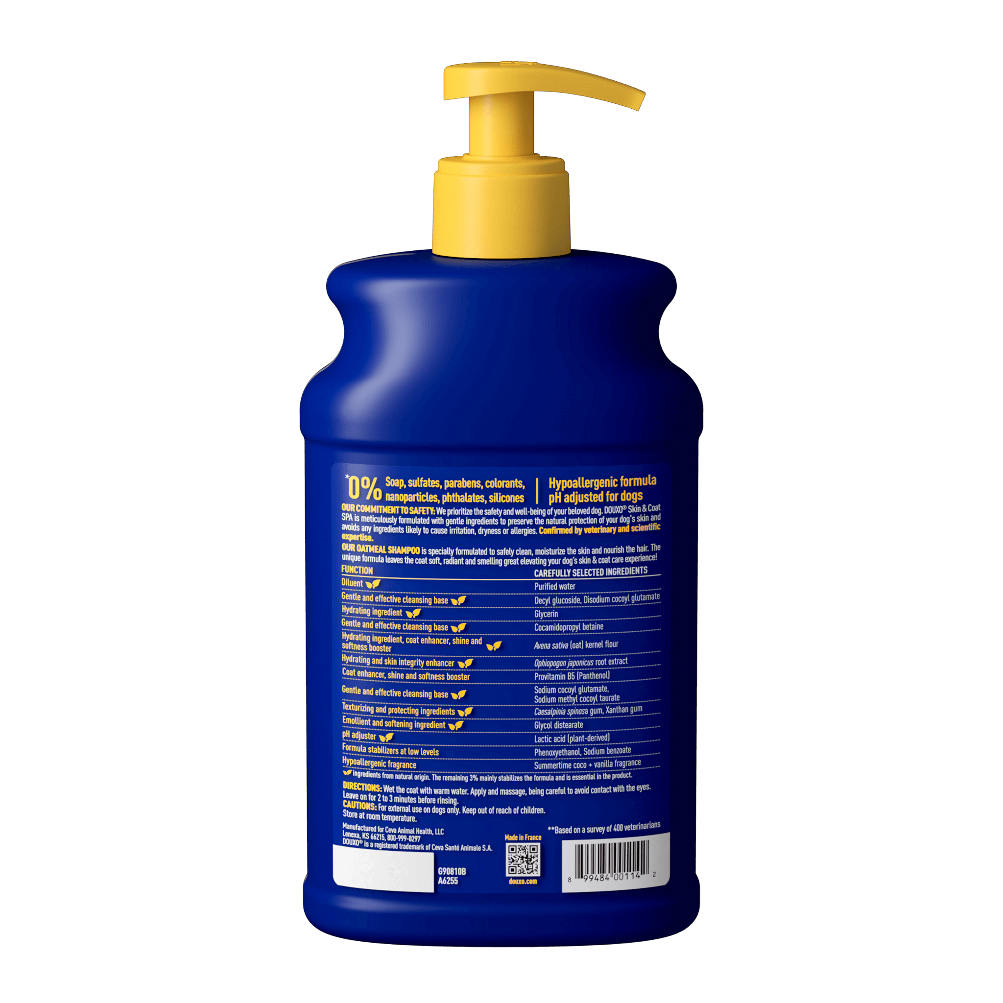 Shampoing à l'avoine DOUXO® SPA