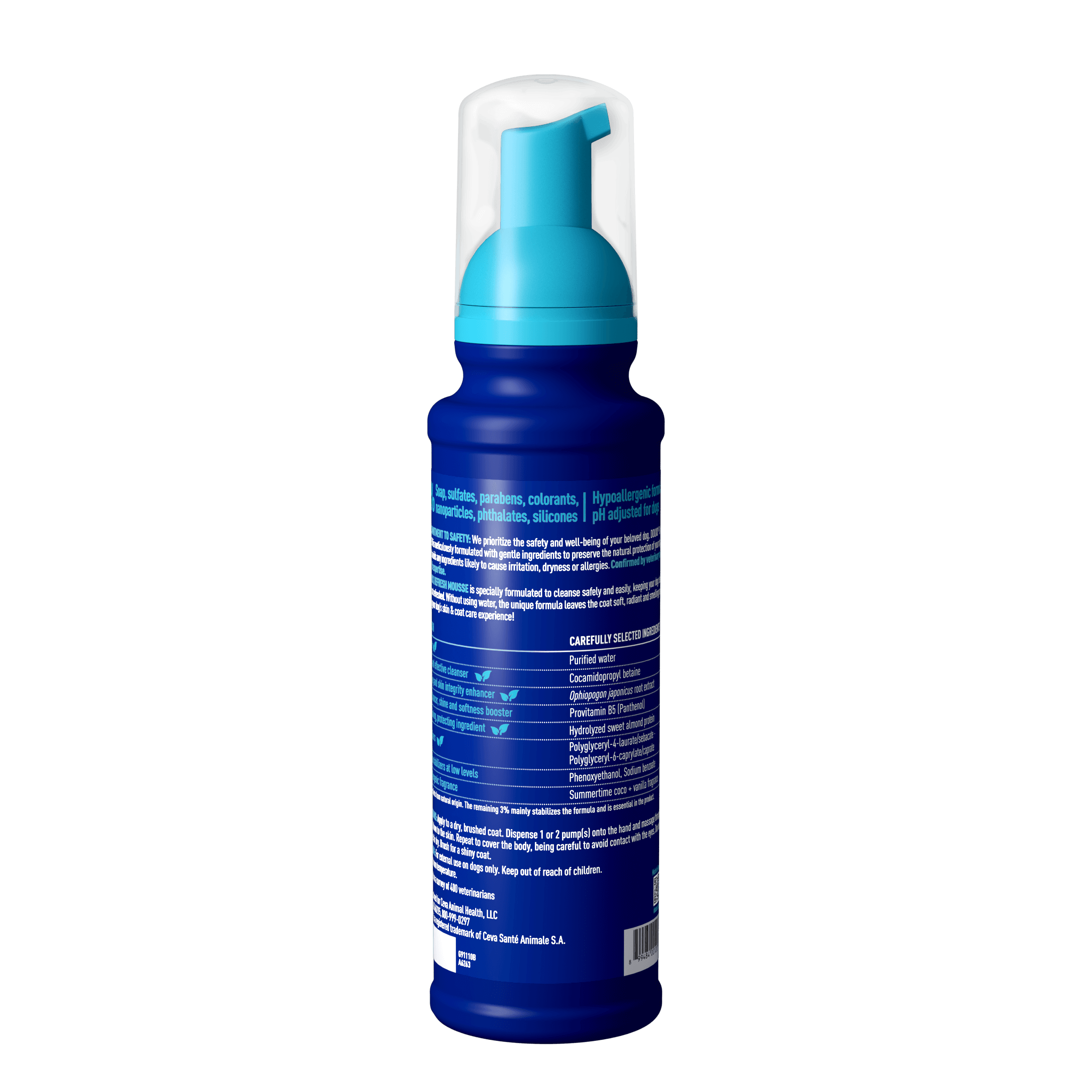 DOUXO® SPA Mousse rafraîchissante rapide pour chien