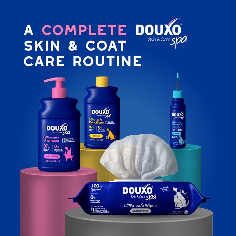 Shampoing apaisant contre les démangeaisons DOUXO® SPA